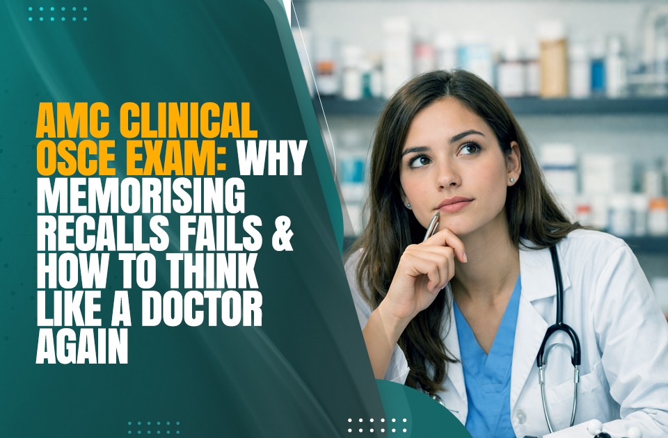 AMC Clinical OSCE Exam Why Memorising Recalls Fails & How to Think Like a Doctor Again
