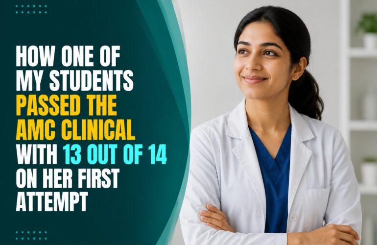 How to Pass AMC Clinical First Attempt | Success Story